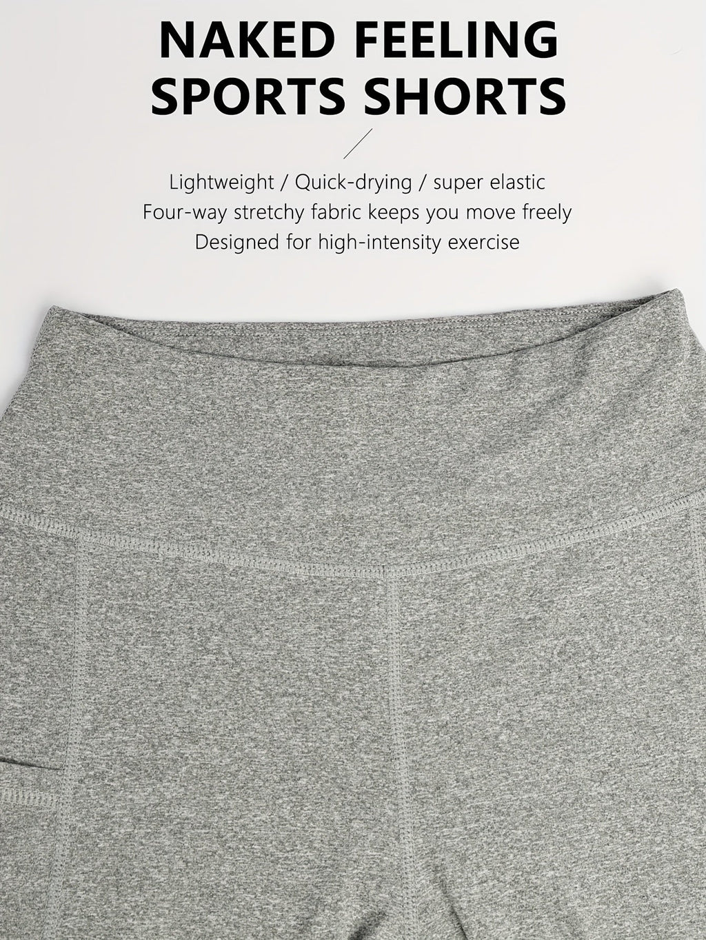 Women's High-Waisted Yoga Shorts 4-Pack Butt-Lifting 5-Pocket – Mid-Stretch Breathable Seamless Workout Shorts for Summer Yoga, Pilates & Gym Training (Red, Black, Gray, Navy Blue)