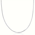 925 Sterling Silver Snake Chain Necklace for Women Men – Flexible Thin Serpentine Link Chain 1mm 2mm Unisex Minimalist Jewelry Gift 16 20 22 24 Inch
