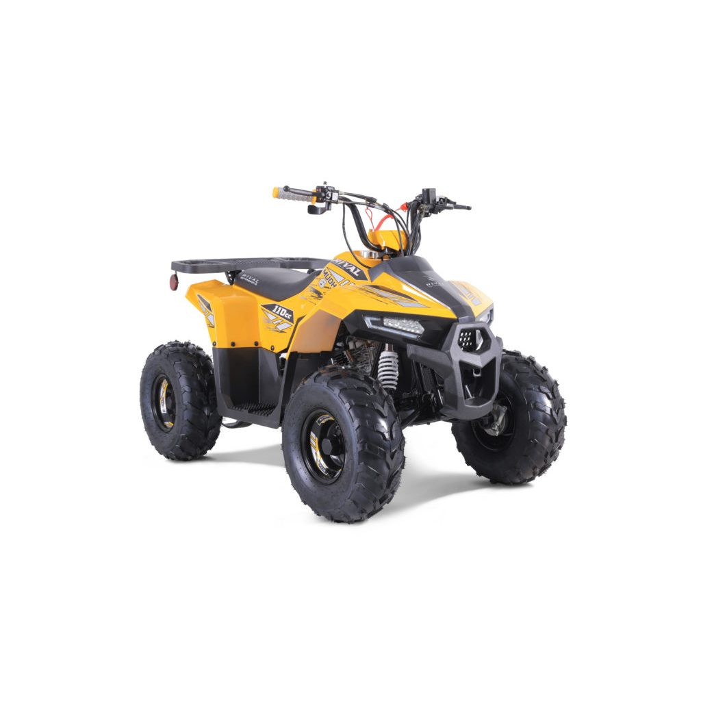Youth ATV for Kids Ages 6+ – 4-Stroke Engine Automatic D-N-R Transmission, Remote Shut-Off, Speed Limiter, Tether Kill Switch, LED Lights, Front & Rear Brakes – Beginner Kids Quad Bike