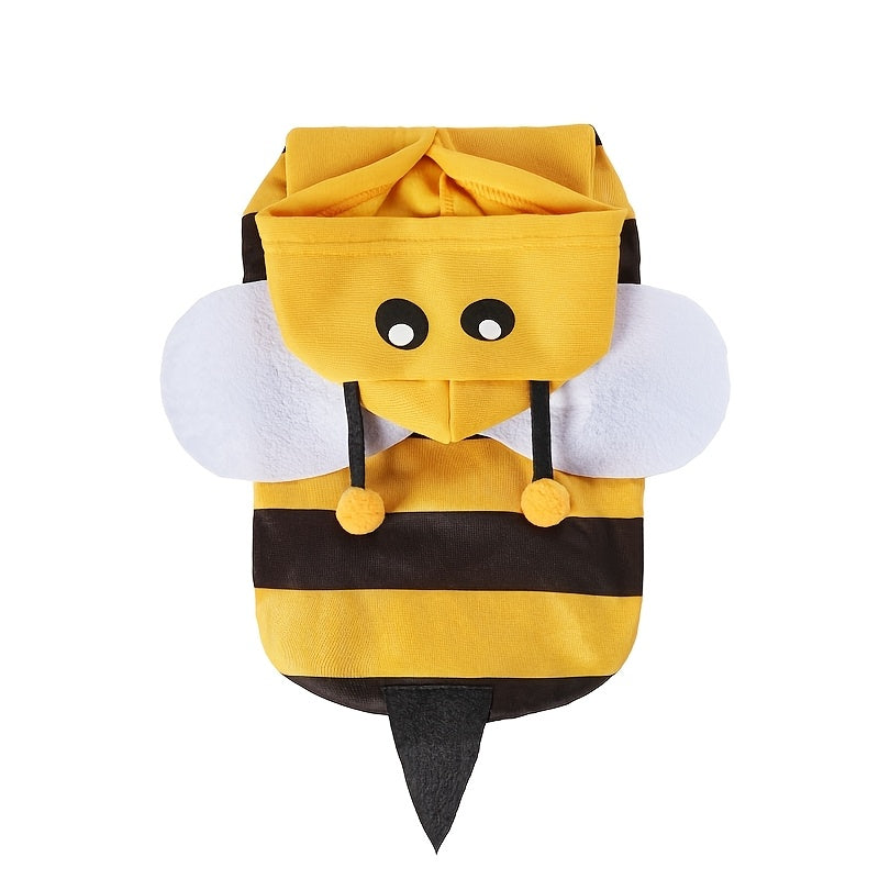 Cute Cartoon 3D Animal Dog Hoodie - Warm Polyester Knit Pet Sweatshirt for Small & Medium Dogs, Newborn Puppies, All-Season Puppy Clothes with Funny Animal Costume Design, Cozy Dog Outfit for Indoor & Outdoor Wear
