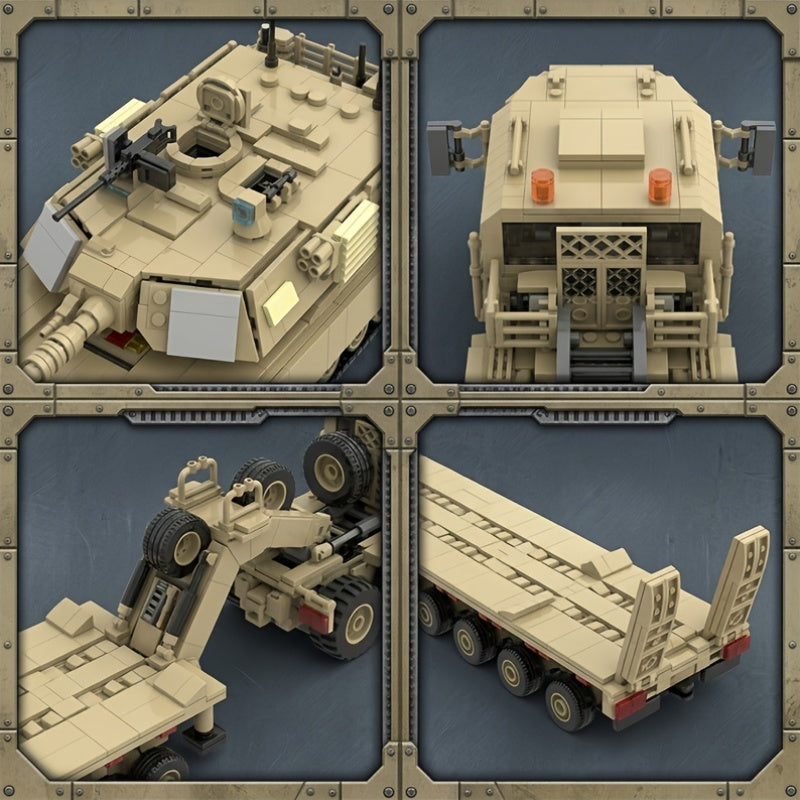 3580pcs Technical Armored Vehicle Building Block Set 628015 – Military Car Model Home Decoration Bricks Kit, Gift for Friends, Birthdays, Valentine’s & Christmas