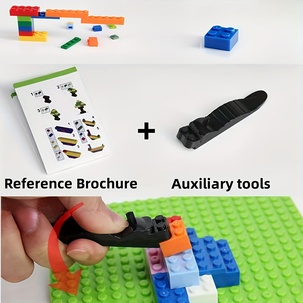 500 Piece Kids Building Blocks Educational Toy Set DIY Small Particle Interlocking Blocks Spark Creativity Imagination Gift for Boys Girls Kindergarten Ages 3+