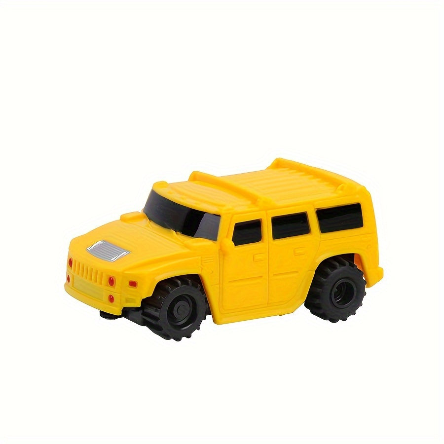 Magic Pen Line Induction Toy Car for Kids – Automatic Road-Following Mini Vehicle – Racing Car Building Blocks, Train, Fire Truck, School Bus, Off-Road – Creative STEM Toy Gift for Boys & Girls Ages 3+