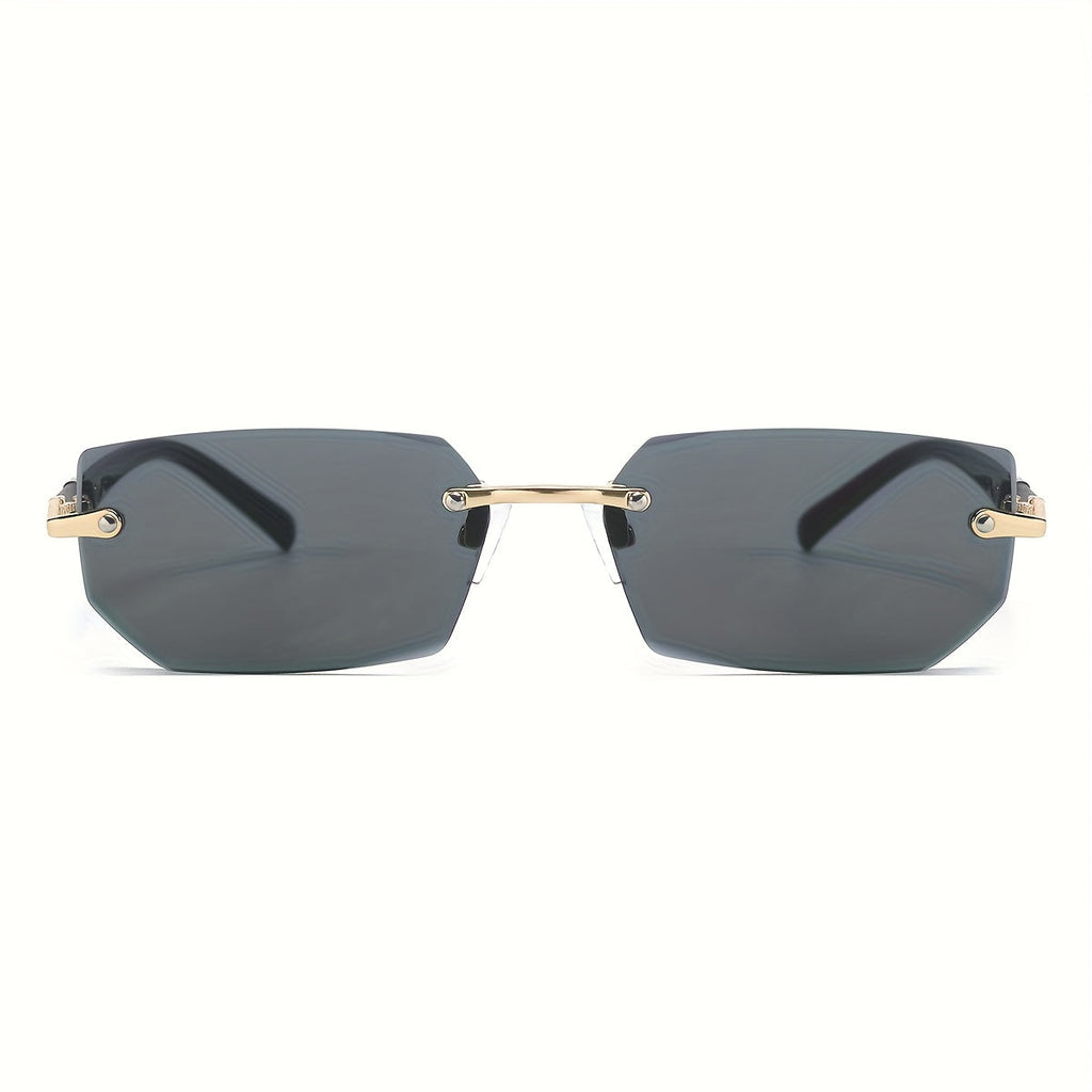 Frameless Gradient Sunglasses 5-Pack for Men & Women – No-Frame UV Eyewear in 5 Colors (Gray, Red, Blue, Black & Brown), Lightweight Casual Sunglasses for Daily Wear & Parties