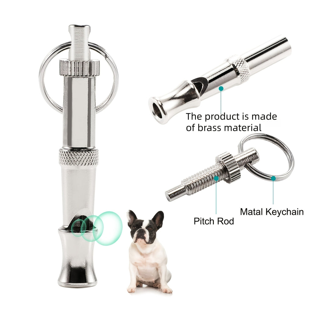 Adjustable Dog Training Whistle Lightweight Compact Clear Sound Silent Ultrasonic Whistle for Dog Obedience Training Recall and Behavior Correction