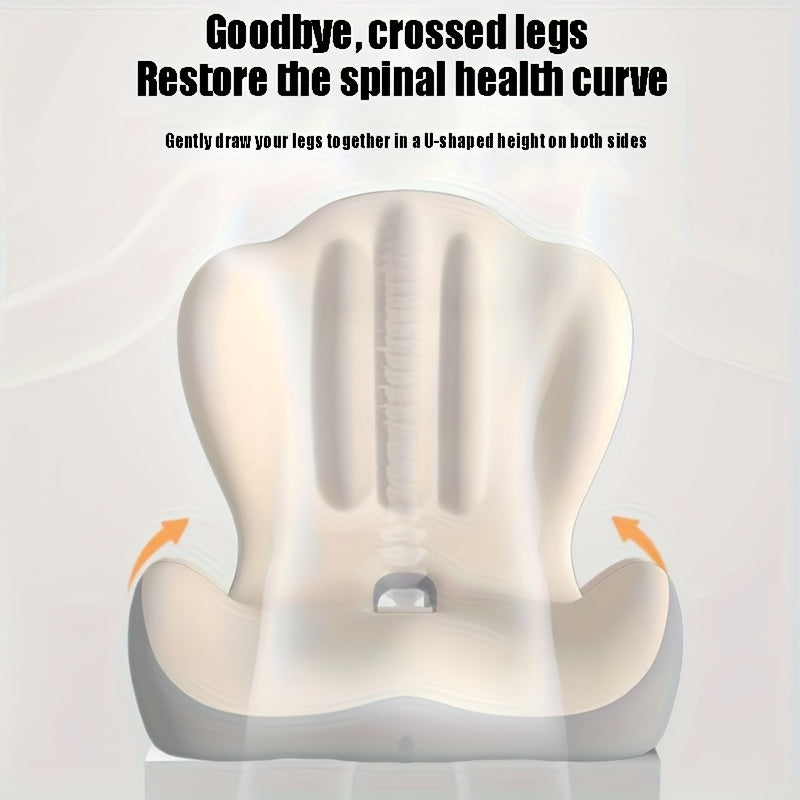 Lumbar Support Cushion for Office Chair & Car Seat – Memory Foam Lower Back and Hip Support Pillow, Ergonomic Breathable Design for Prolonged Sitting, Driving, Work from Home, Multiple Colors