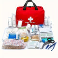 22-Piece Portable First Aid Kit for Car Travel Camping Hiking, Compact Emergency Medical Rescue Kit for Home Office Outdoor Adventures, Lightweight Zip Bag