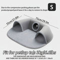 3-in-1 Cat Tunnel Bed with Play Mat & Warm Nest – Cozy Collapsible Cat Cave with Non-Slip Bottom for Small to Medium Cats, Rabbits & Hamsters, Indoor Pet Hideaway