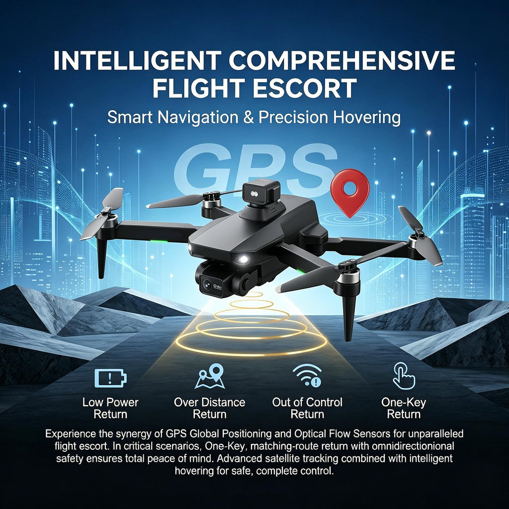Pro 8K EIS Drone with 2-Axis Mechanical Gimbal, Optical Zoom, 5G Transmission, 4.5" Screen Remote, 40-Min Battery Life, 11811ft Control Range – Professional Aerial Camera Drone for Adults
