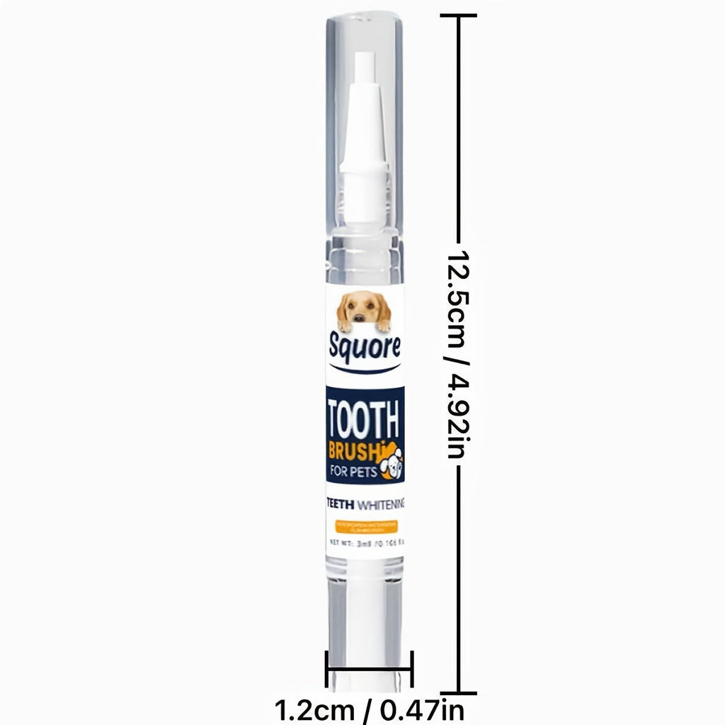 Pet Dental Cleaning Pen 2-Pack – Plant-Based Formula Teeth Cleaning Pen for Dogs & Cats, Effective Tartar & Plaque Remover, No-Brush Dog Teeth Cleaner for Fresh Breath and Healthy Gums, Easy Finger Application