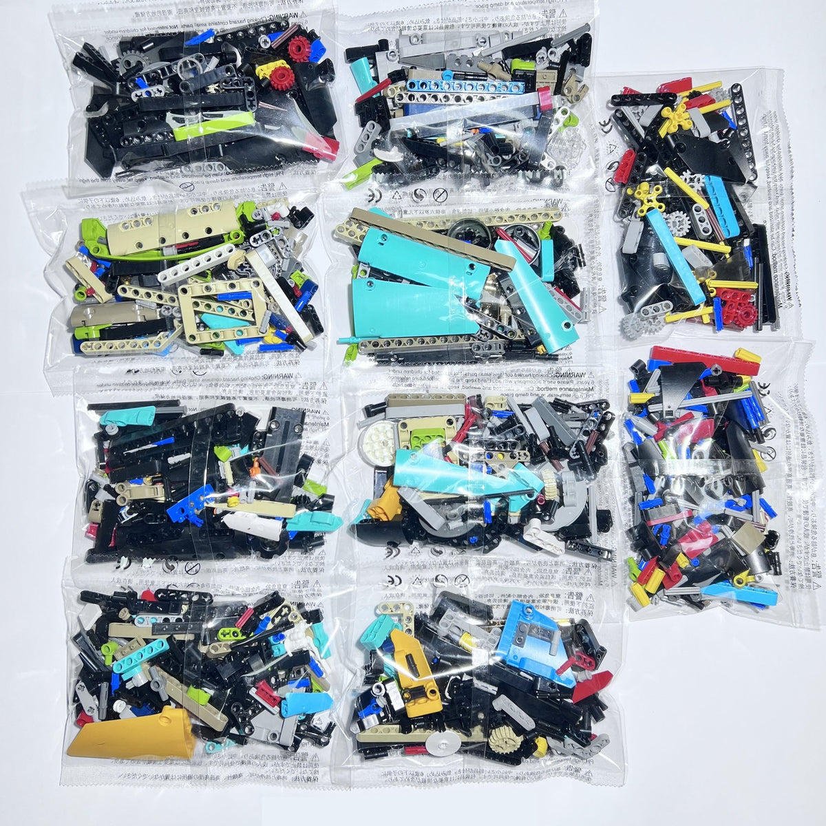 Technical Building Blocks Refill Pack 120g – Assorted Small Granule Bricks Set, Compatible Educational Assembly Toy for Kids, Various Block Combinations for Creative STEM Building, Gift for Boys Girls Ages 6+