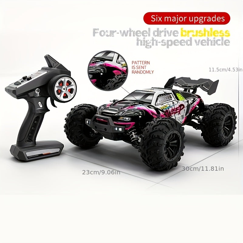 4WD RC Racing Car High-Speed Electric Off-Road Drift Remote Control Car for Adults & Professional Players – Carbon Brush Motor, Fast RC Truck