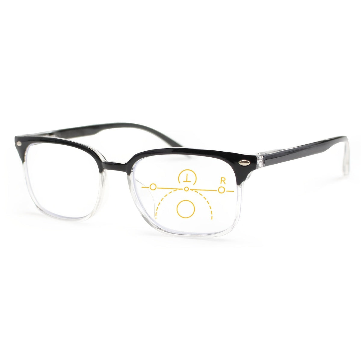 Reading Glasses Rectangle Frame with Spring Hinges – Lightweight PC Lens, +1.0 to +3.5 Magnification, Unisex Eyewear for Men & Women – Ideal for Computer, Reading & Everyday Wear