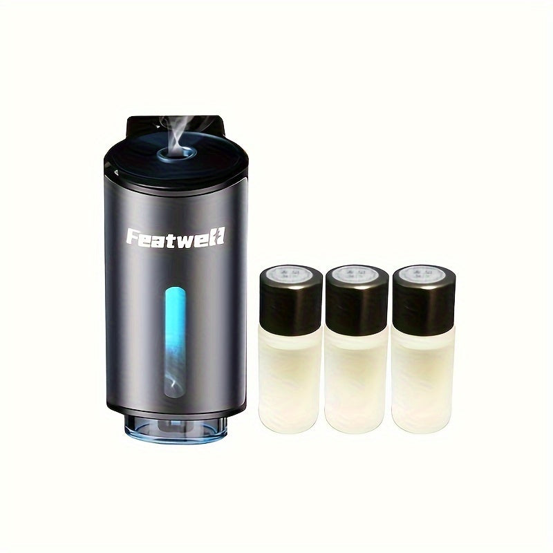 Car Essential Oil Diffuser Aromatherapy Air Freshener Smart Humidifier 3 Adjustable Mist Modes Fragrance Scent Diffuser for Vehicle Dashboard Interior