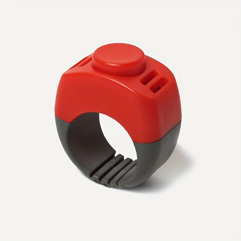 Ring Clicker for Dog Training - Hands-Free Finger Ring Design Pet Training Clicker for Dogs, Cats, Birds, Horses & Rabbits - No Battery, Adjustable Fit, Fashionable Colors