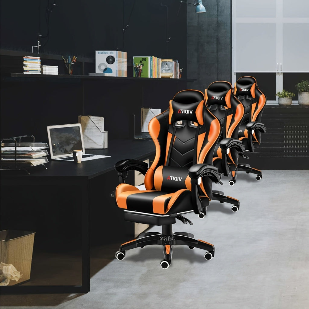 Ergonomic Gaming Chair Racing Style with Lumbar Support High Back Adjustable Office Chair for Adults Teens PC Computer Desk Chair Recliner