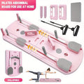 8-in-1 Foldable Pilates Board with Resistance Bands – Multi-Functional Core Abdominal Trainer, Anti-Deformation PP Material, Stable Flat Design, Compact Storage, Home Gym Equipment for Men & Women