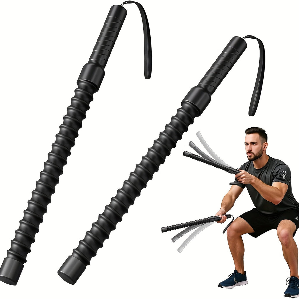 Cordless No-Rope Fighting Jump Rope Set 2pcs – Weighted Resistance Training Ropes for Home Gym Fitness Workout, Adjustable Intensity, Portable Exercise Equipment for Men and Women