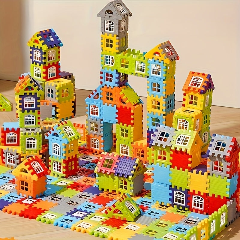 Building Blocks for Kids 126pcs – Square Plastic STEM Educational Toy Set, Creative Construction Blocks for Boys Girls, Enhances Intelligence & Creativity, Fun Learning Gift for Ages 3 4 5 6+