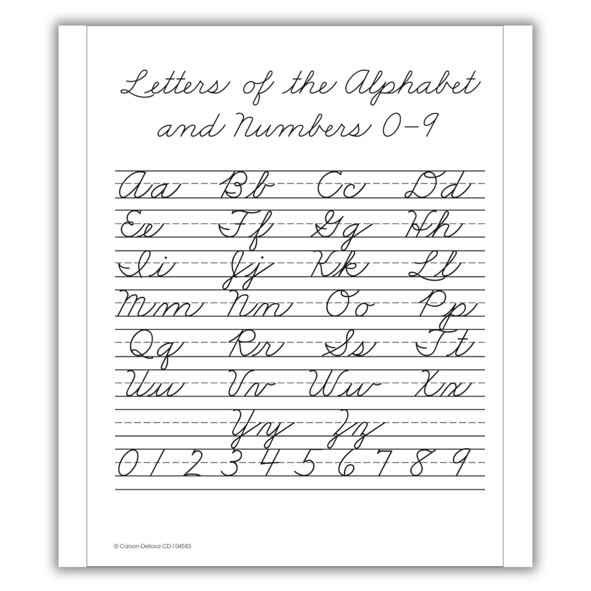 Carson Dellosa Beginning Cursive Handwriting Workbook for Kids Spiral Bound – Practice Cursive Alphabet, Numbers & Letter Connections, Grades 1-3, Ages 6-9