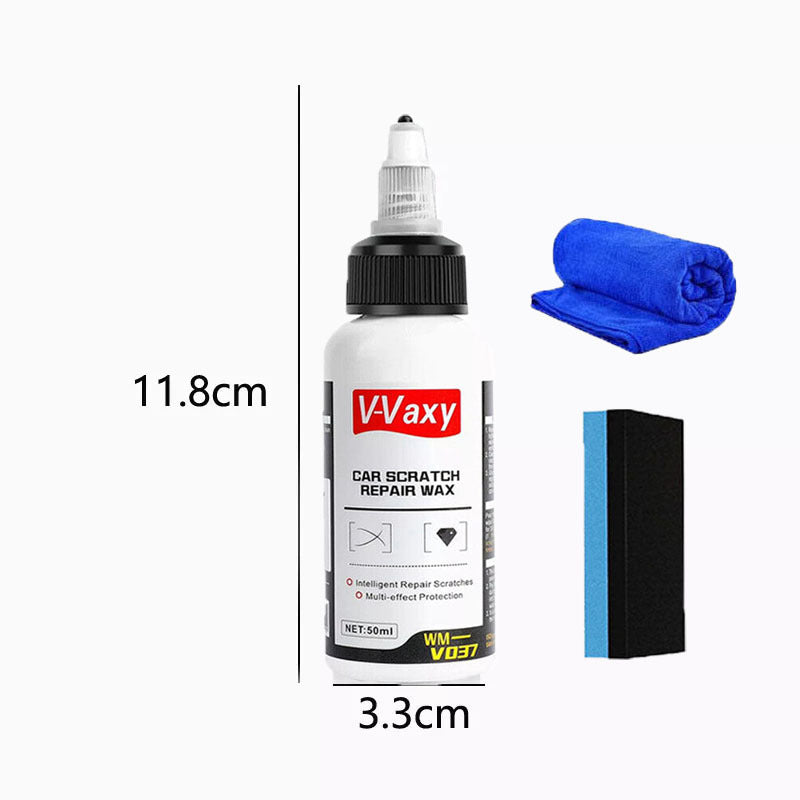 Car Scratch Repair Wax Kit 3 Sets – Professional Deep Scratch Remover & Paint Restorer, Long-Lasting Car Polish for All Vehicles, Includes 3 Paint + 3 Sponge + 3 Towel (50ml Each)
