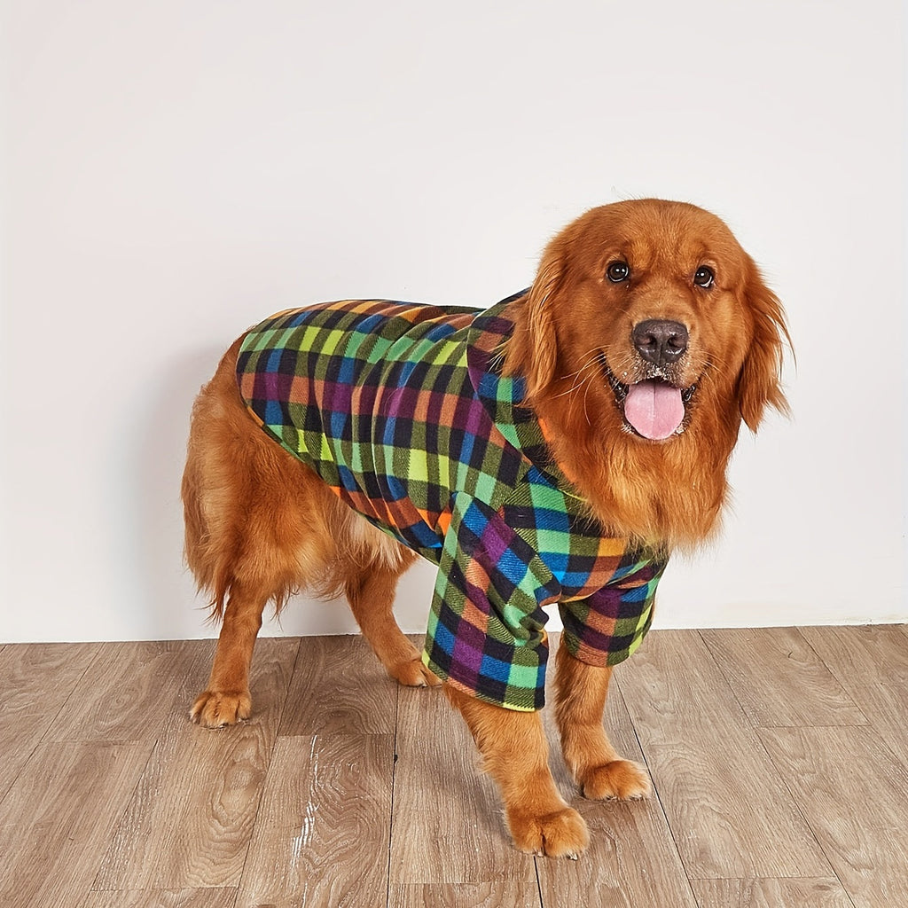 Pet Sweatshirt for Dogs & Cats – Soft Warm Pullover Hoodie Clothes for Small Medium Pets, Cozy All-Season Cat Dog Outfit Apparel for Indoor & Outdoor Wear