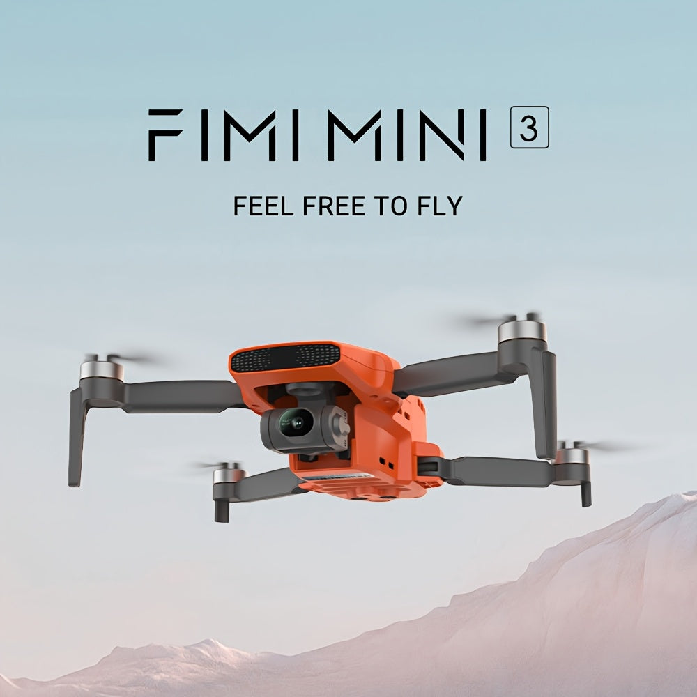 FIMI MINI 3 Drone 4K Super Night Video 9KM Range – 3-Axis Gimbal, GPS Smart Tracking, 249g Ultralight Foldable Design, 2200mAh Battery – Professional RC Quadcopter Gift