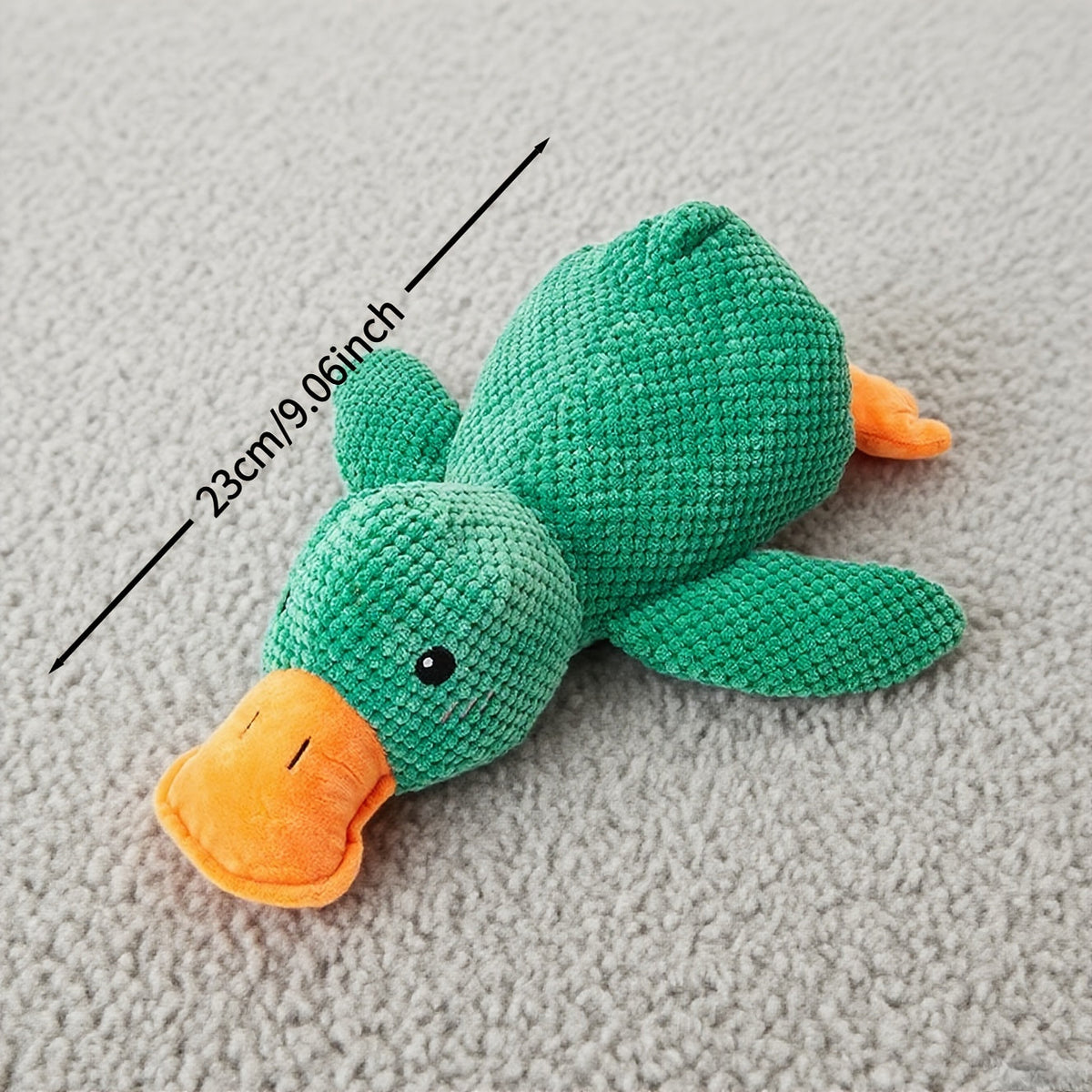 Squeaky Duck Plush Dog & Cat Toy - Interactive Chew Toy with Squeaking Sound, Double-Layer Thick Fabric, Durable Bite Toy for Small Medium Large Pets, Fun Holiday Gift