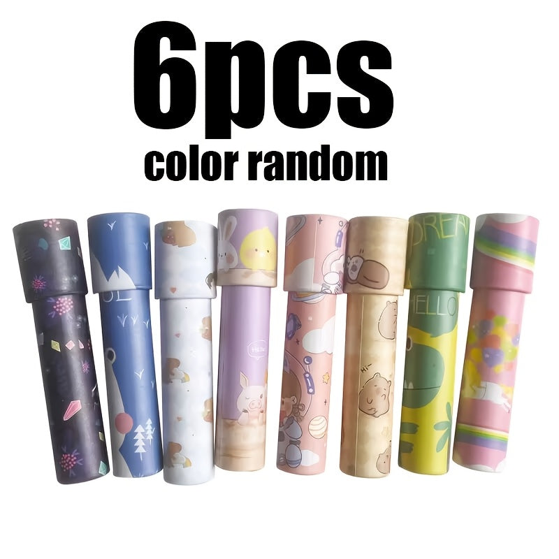 Kaleidoscope Toys for Kids Bulk Pack 6 12 18pcs Rotating Magical Kaleidoscopes Party Favors Classroom Prizes Carnival Rewards Birthday Gifts Holiday Stocking Stuffers Goodie Bag Fillers Random Patterns
