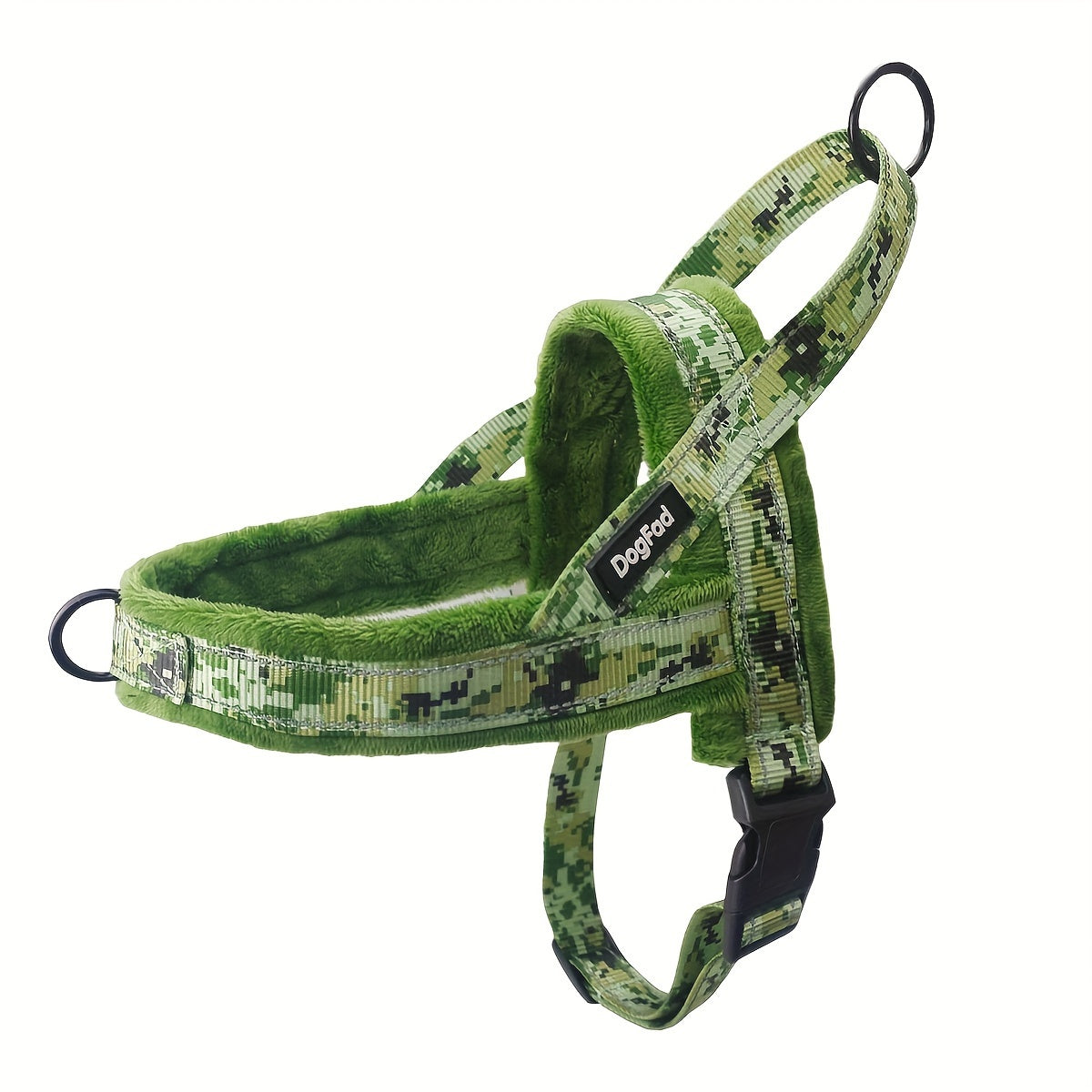 No Pull Reflective Dog Harness - Quick Fit Adjustable Vest with Comfortable Lining, Easy On & Off for Walking, Night Safety Reflective Straps, Fits Small Medium Large Dogs
