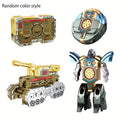 Fingertip Gyroscope Fidget Spinner 2pcs – Creative Deformation Missile Vehicle Robot Finger Rotator, Sensory Stress Relief Toy for Teens Adults, Office Desk Toy, Party Gift, Halloween Christmas Stocking Stuffer