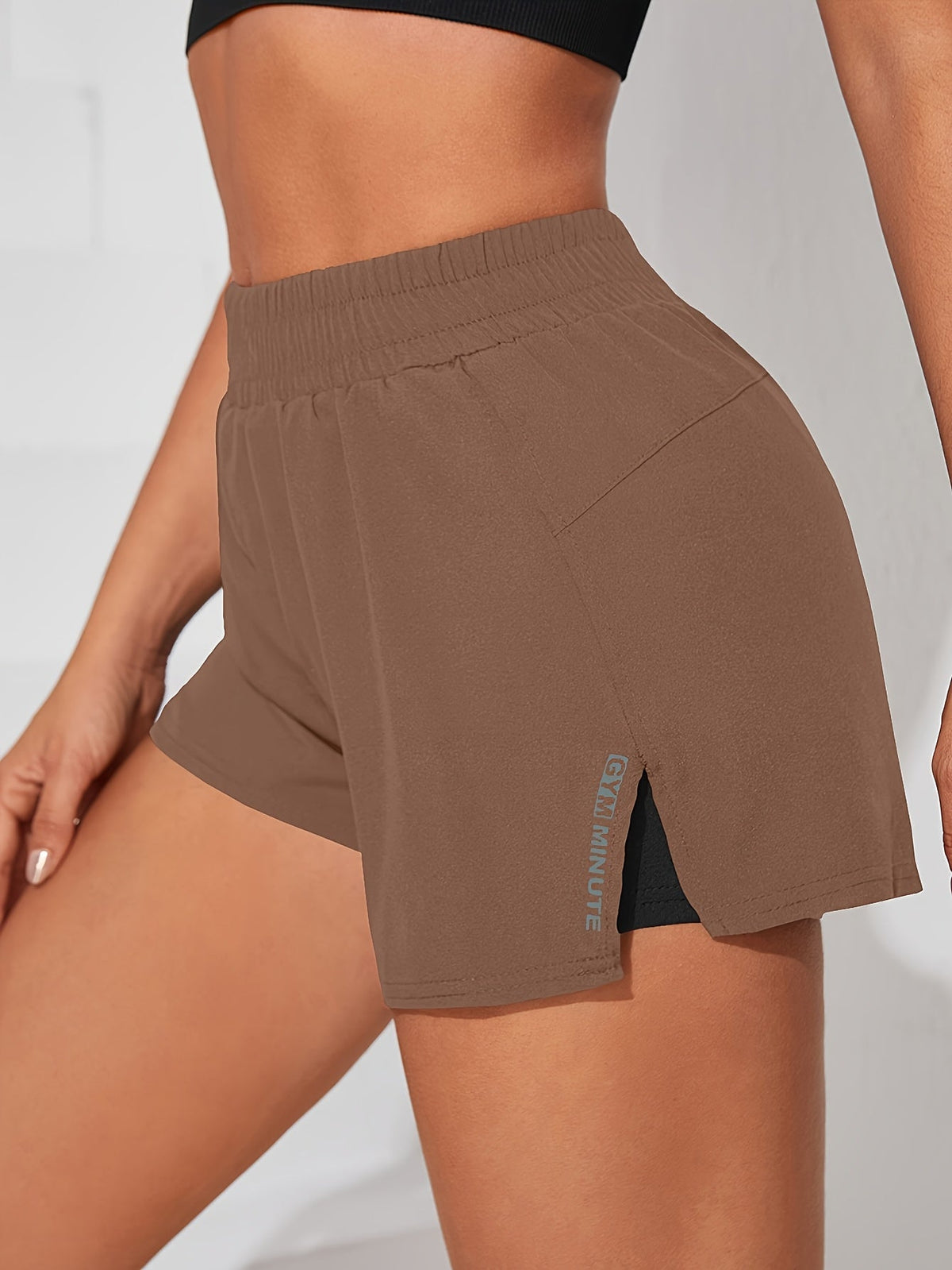 Women's Yoga Shorts with Pocket – Stretch Non-Sheer Sporty Casual Athletic Shorts for Workout Gym Running Spring Summer Fall
