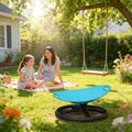 Spinning Sensory Chair for Kids with Autism ADHD Durable Plastic Metal Outdoor Indoor Balance Coordination Attention Therapy Seat Red Blue Sensory Play Equipment for Children