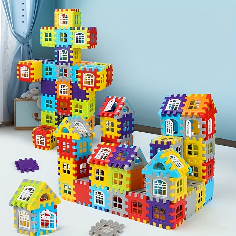 Building Blocks for Kids 126pcs – Square Plastic STEM Educational Toy Set, Creative Construction Blocks for Boys Girls, Enhances Intelligence & Creativity, Fun Learning Gift for Ages 3 4 5 6+