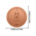 Pure Copper Pet Water Filter Bowl 99.9% Copper Naturally Purifying Drinking Bowl for Dogs Cats Livestock Reusable Physical Filtration No Filter Replacement Needed