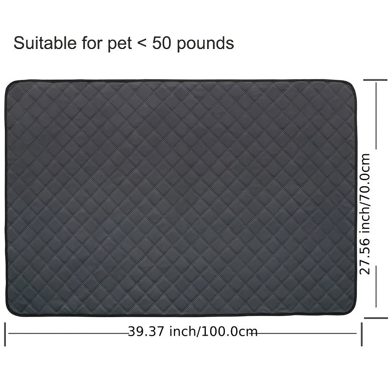 Waterproof Pet Mat Leak-Proof Non-Slip Reusable Dog Pee Pad Odor-Resistant Washable Comfort Mat for Dog Crate Cages Car Seat Sofa Floor Puppy Training Mat Classic Style
