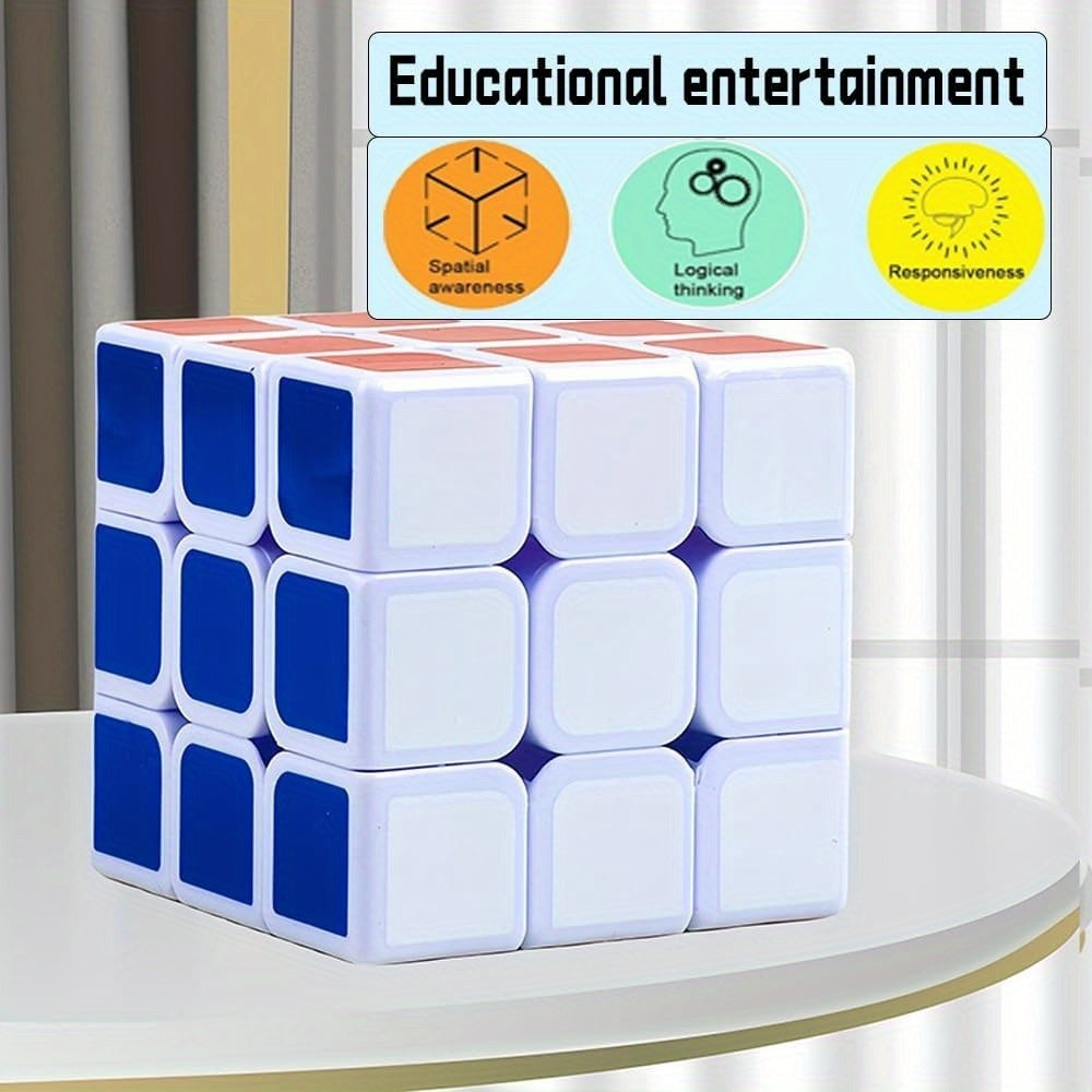 Mini 3x3 Magic Cube Puzzle Bulk Pack – 24 Pieces Beginner Speed Cube Party Favors, Classroom Prizes & School Rewards | Mixed Colors PP Material | Birthday Easter Christmas Stocking Stuffers for Kids