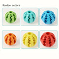 Treat Leaking Ball for Dogs & Cats – Interactive Slow Feeder Puzzle Toy for Mental Enrichment, Molar Teeth Cleaning & Bite Training, Educational Food Dispensing Ball, 2 Sizes, Random Colors