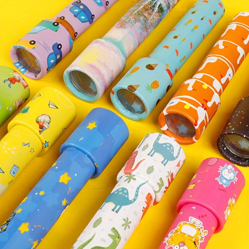 Kaleidoscope Toys for Kids Bulk Pack 6 12 18pcs Rotating Magical Kaleidoscopes Party Favors Classroom Prizes Carnival Rewards Birthday Gifts Holiday Stocking Stuffers Goodie Bag Fillers Random Patterns