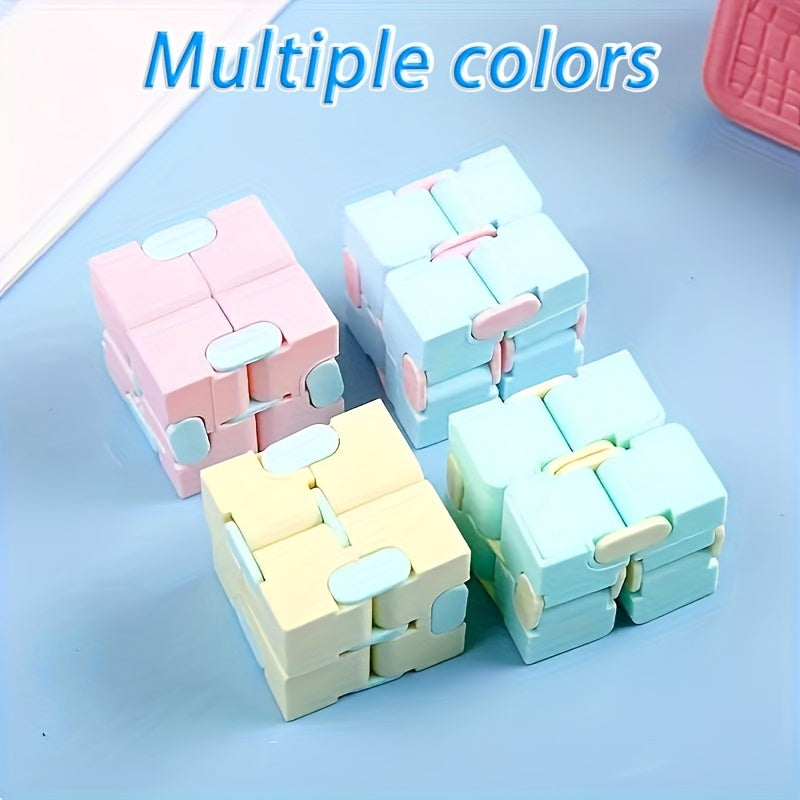 Infinite Flip Cube Puzzle Toy 6-24 Pack, Mini Brain Teaser Desktop Fidget Cube for Kids Adults, Relaxing Stress Relief Sensory Toy, Birthday Party Favor Halloween Christmas Thanksgiving Gift Random Colors