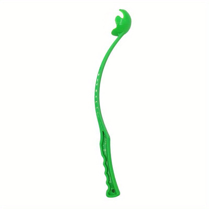 Dog Ball Launcher Thrower with Tennis Ball - Hands-Free Fetch Stick for Outdoor Training & Exercise, No-Bend Dog Ball Chucker for Small Medium Large Dogs, Durable Pet Ball Thrower Toy