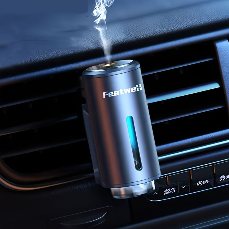 Car Essential Oil Diffuser Aromatherapy Air Freshener Smart Humidifier 3 Adjustable Mist Modes Fragrance Scent Diffuser for Vehicle Dashboard Interior