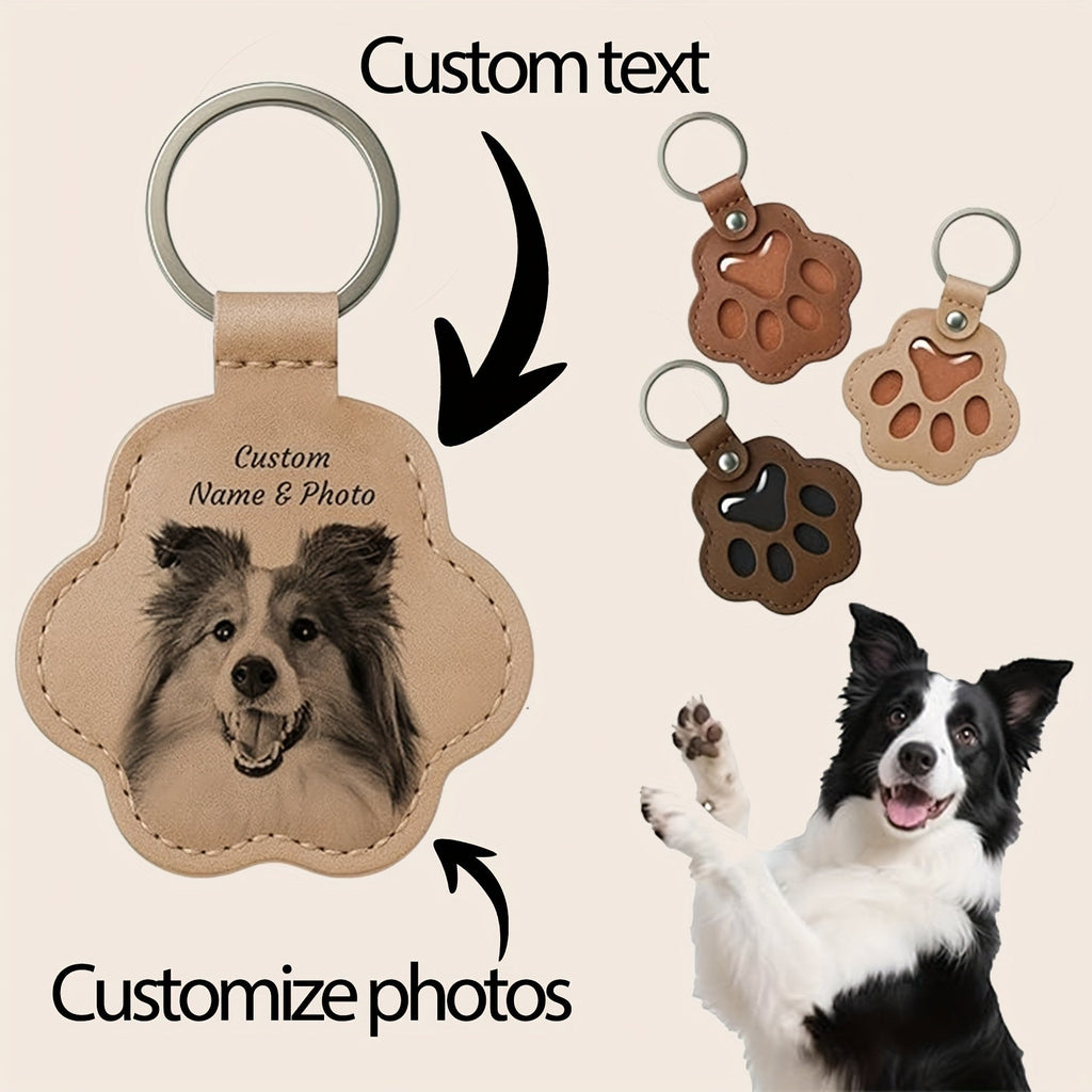 Personalized Pet Hair Souvenir Keychain - Custom Pet Avatar Hair Collection Keychain, Cute Dog & Cat Design Gift for Pet Lovers, Durable Pet Keepsake for Christmas Halloween Birthday