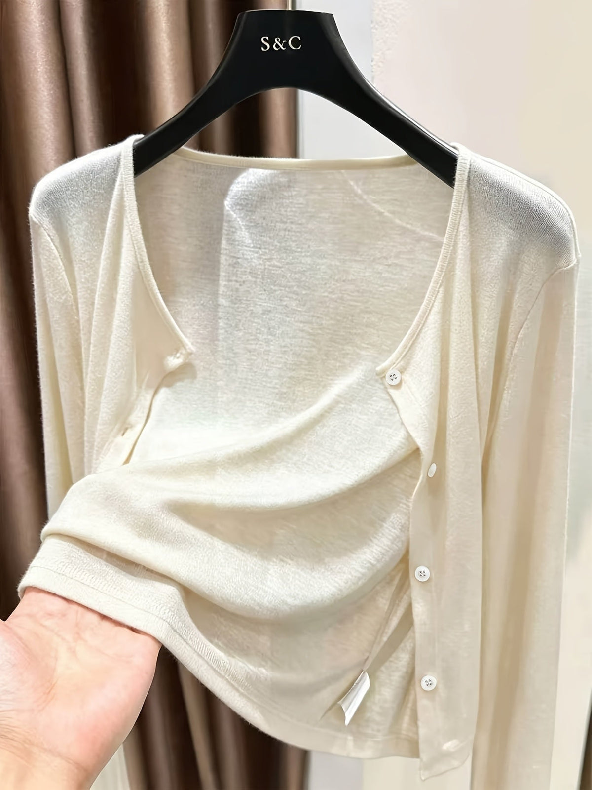 Women's Thin Shawl Cardigan Light Cover-Up Jacket – Lightweight Open Front Outerwear for Spring Summer Beach Vacation