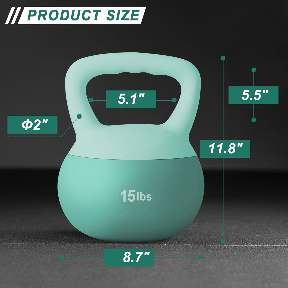 SOGES PVC Soft Kettlebell with Wide Non-Slip Handle – Iron Sand Filled Strength Training Kettlebell 10 to 30 lbs, Safe for Home Gym, Floor & Kids, Ideal for Women & Beginners, Swings Squats HIIT CrossFit