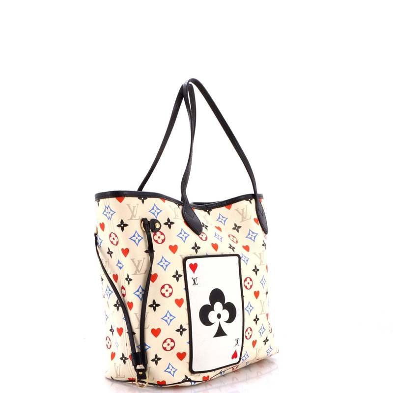 Louis Vuitton Neverfull NM Tote MM - Limited Edition Game On Multicolor Monogram | Excellent Pre-Owned Condition | Gold Hardware, Black Microfiber Interior | Authenticated Luxury Handbag