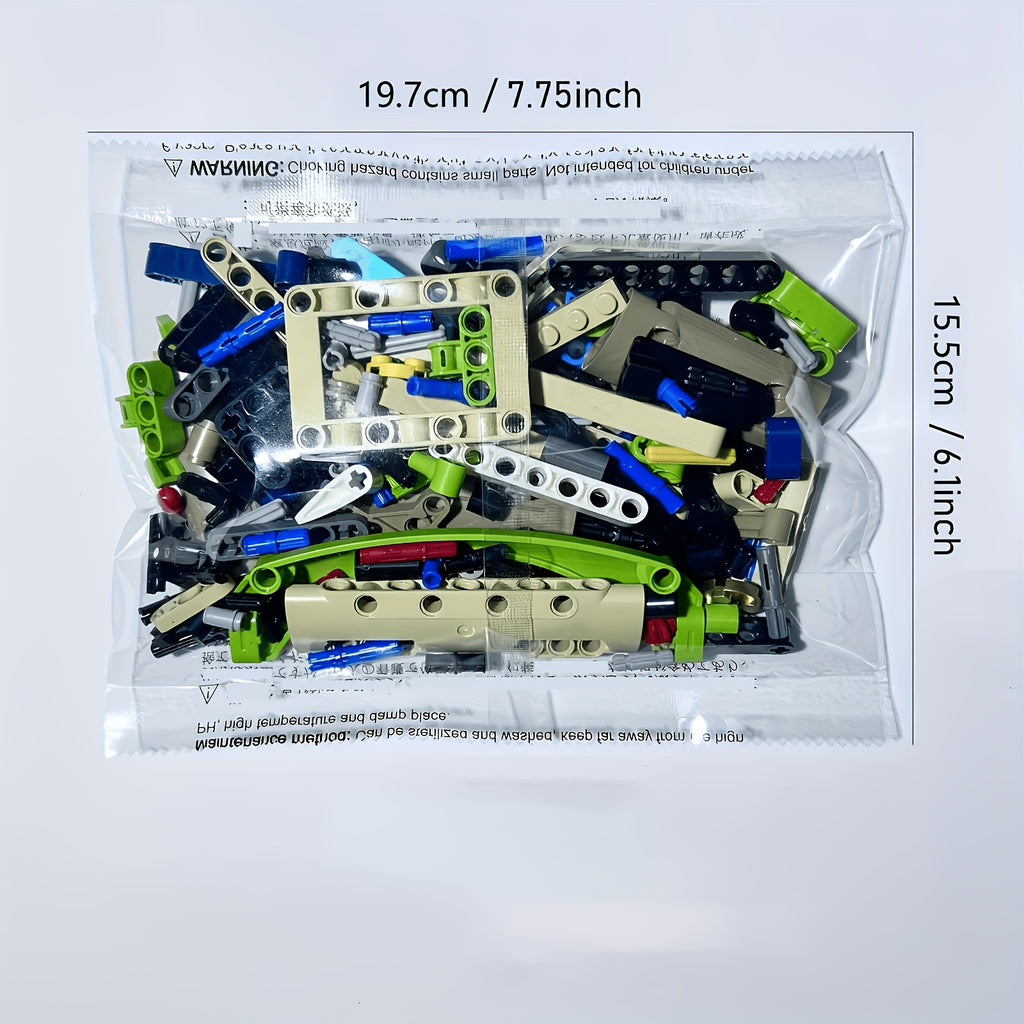 Technical Building Blocks Refill Pack 120g – Assorted Small Granule Bricks Set, Compatible Educational Assembly Toy for Kids, Various Block Combinations for Creative STEM Building, Gift for Boys Girls Ages 6+
