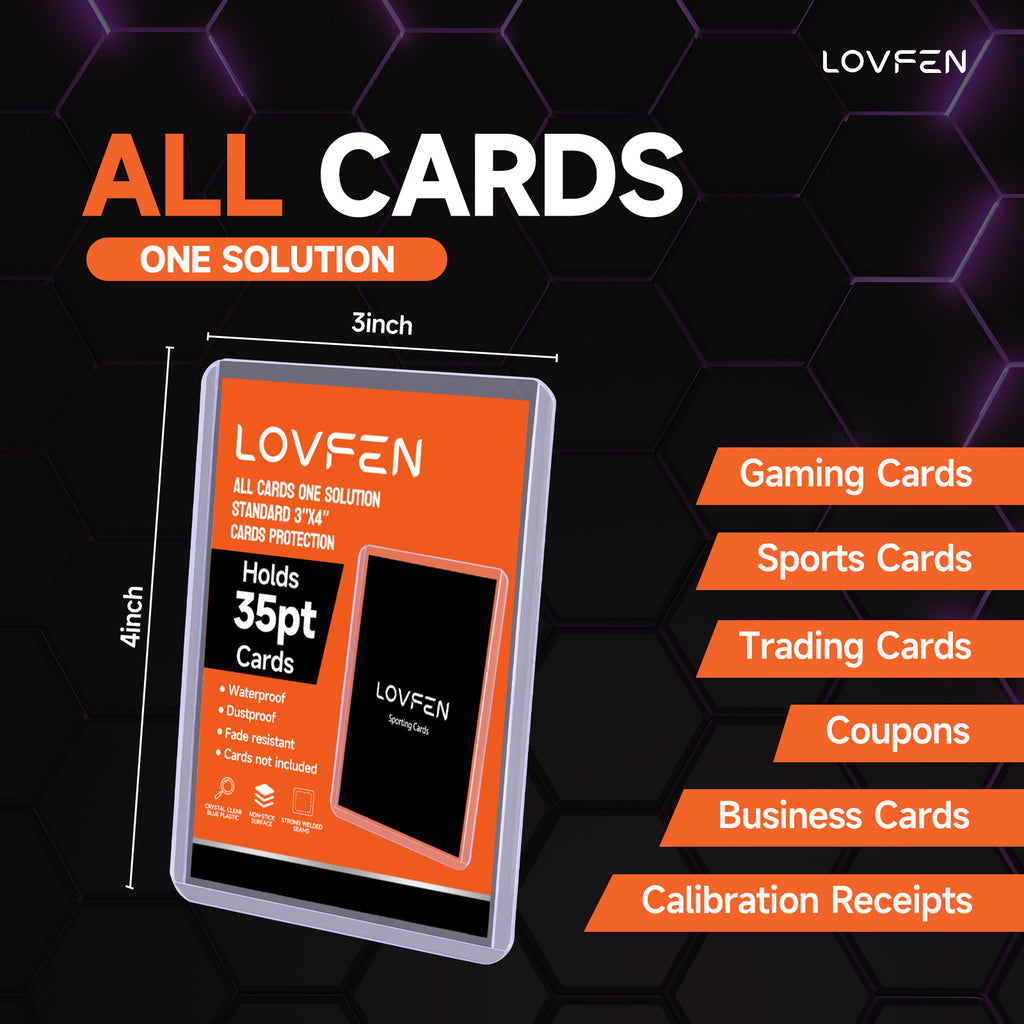 2000ct Trading Card Top Loaders 3x4 Hard Plastic Card Protectors - Rigid Card Sleeves for Baseball Football Basketball Pokemon MTG Sports Cards & TCG Collection | Bulk Card Holder Case