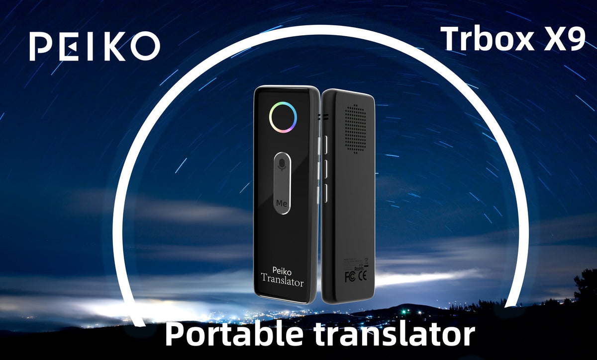 Portable Language Translator Device – Two-Way Instant Voice Translation, 136 Languages, WiFi & Offline Support, High Accuracy AI Translator for Travel, Business, Learning & International Communication