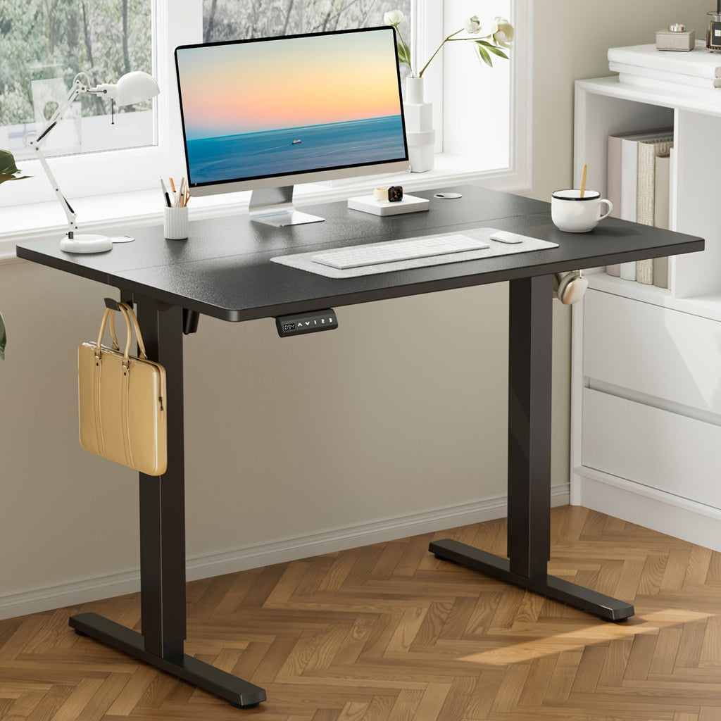 Electric Standing Desk Adjustable Height 40 48 55 63 Inch – Sit Stand Up Desk with Memory Controller & Anti-Collision, Ergonomic Home Office Gaming Workstation, Multiple Colors & Sizes